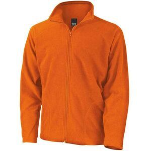 Result Core Mens Microfleece Jacket / Orange